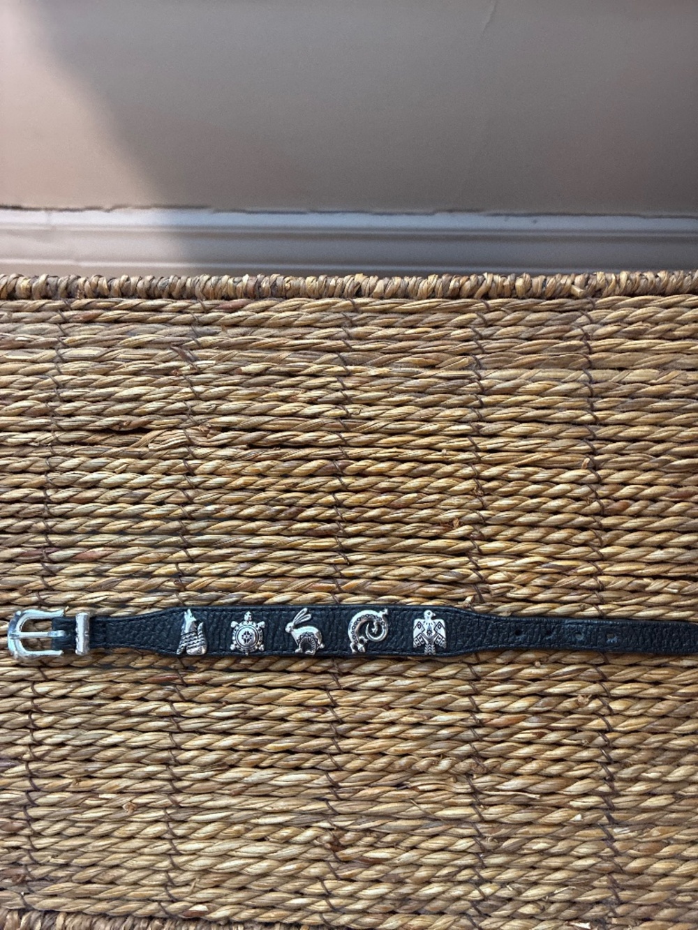 Brighton Desert Friends Black Leather Bracelet